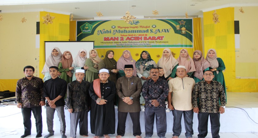 Pelaksanaan Maulid Nabi SAW Di MAN 2 Aceh Barat