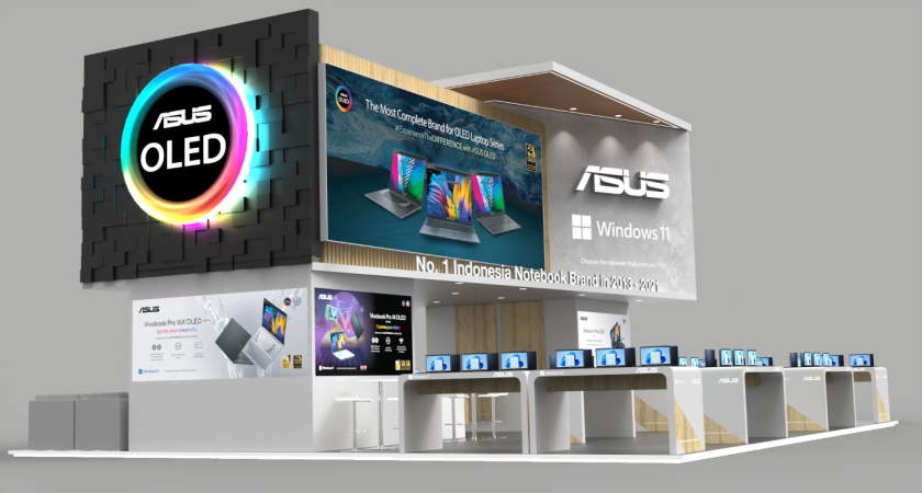Laptop ASUS OLED di Indocomtech 2022